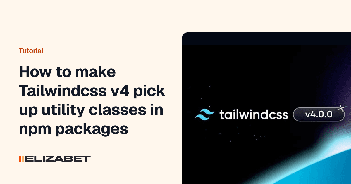How to make Tailwindcss v4 pick up utility classes in npm packages